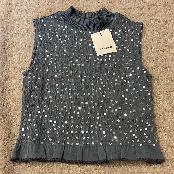 Sandro yahir sequin top - Picture 2 of 5